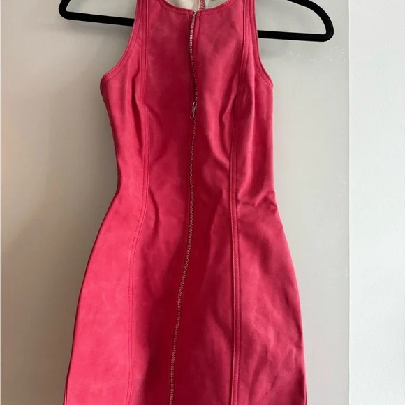 REVICE Red Halter Bodycon Mini Dress - Picture 4 of 7